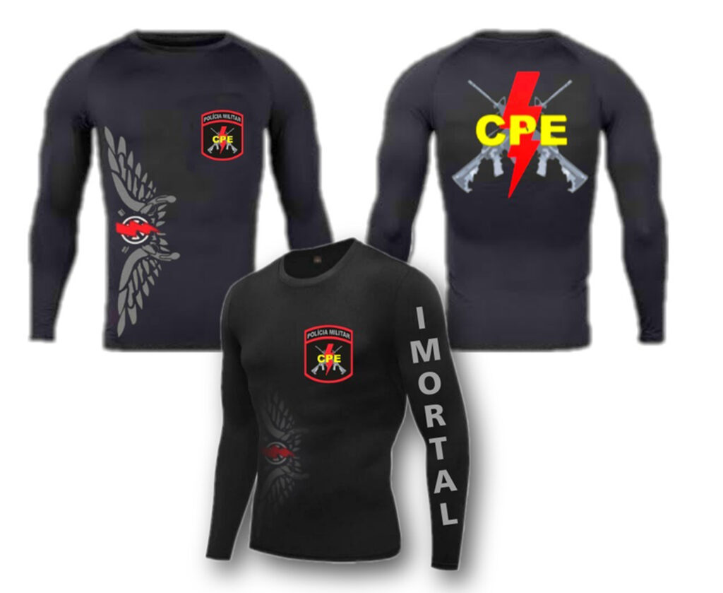 Camiseta CPE Asas Manga Longa