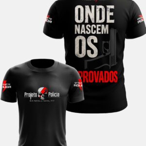 Camiseta Tradicional PROJETO POLÍCIA