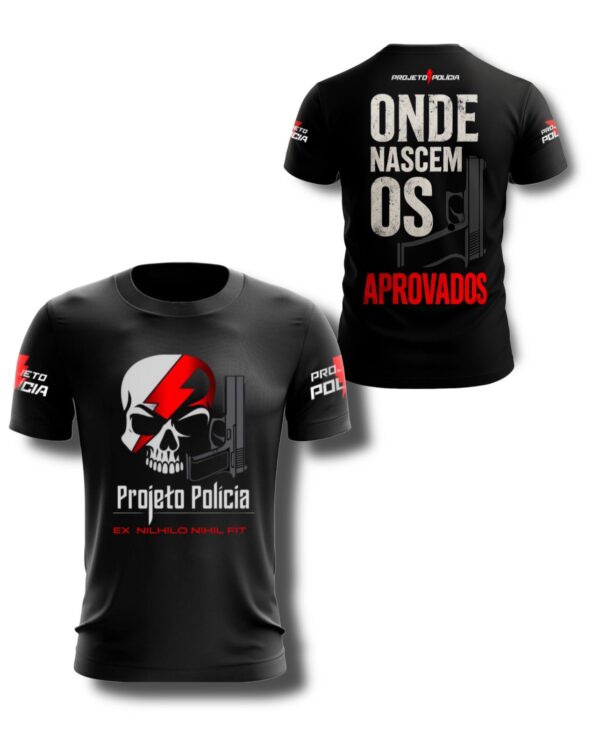 Camiseta CAVEIRA APROVADO