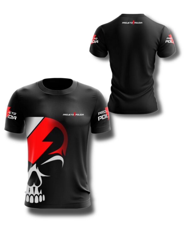 Camiseta Half skull