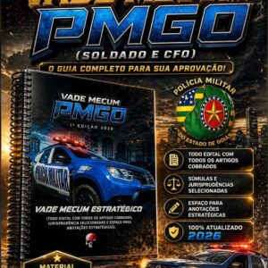 VADE MECUM PMGO - 2026 (MATERIAL FÍSICO).
